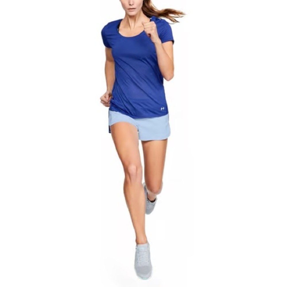New Under Armour Speedpocket Run Stretch Woven Short